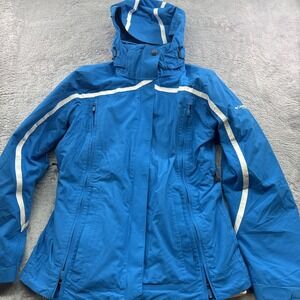 Columbia Titanium 3-1 Bugaboo Interchange Jacket Womens S Blue Omni-Heat Snow‎